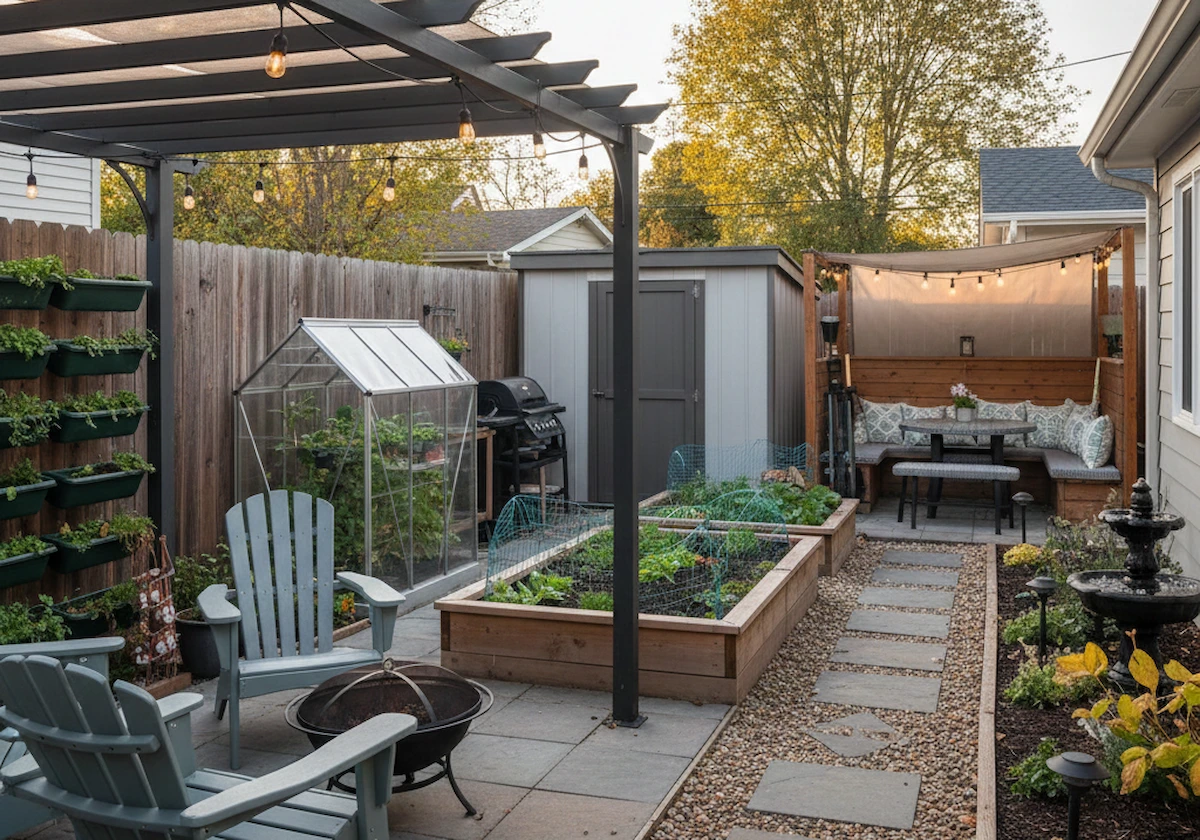 How to Make a Small Backyard Feel Functional All Year